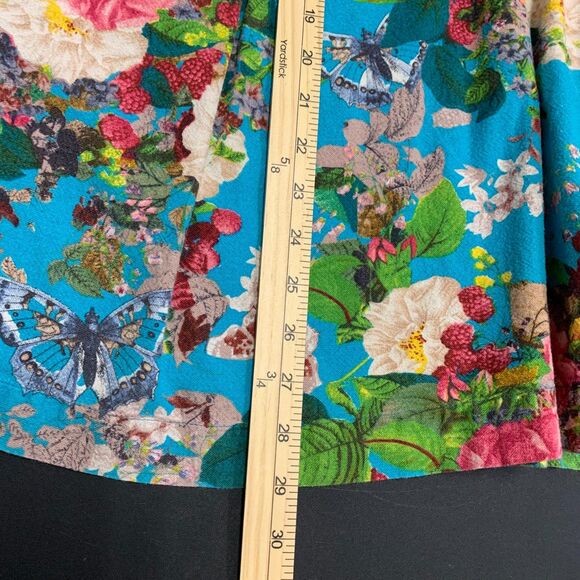 Womens UMGEE Dress Tunic Floral‎ Butterfly Swing Babydoll Cottagecore Lagenlook - Picture 7 of 8